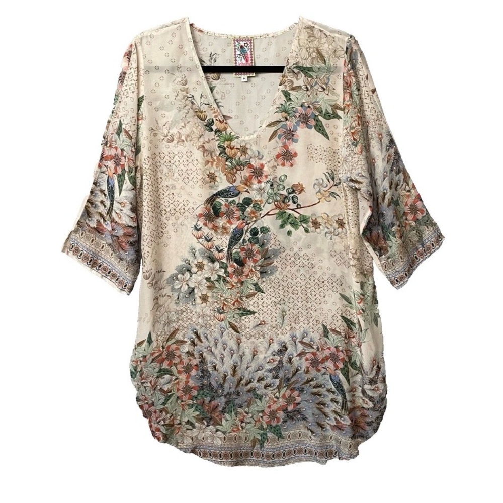 Johnny Was Bird Tunic XL